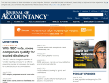 Tablet Screenshot of journalofaccountancy.com